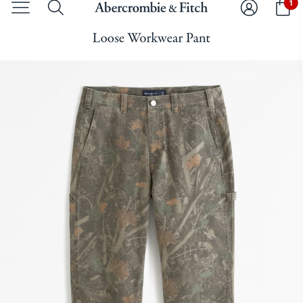 Abercrombie Camouflage Pants